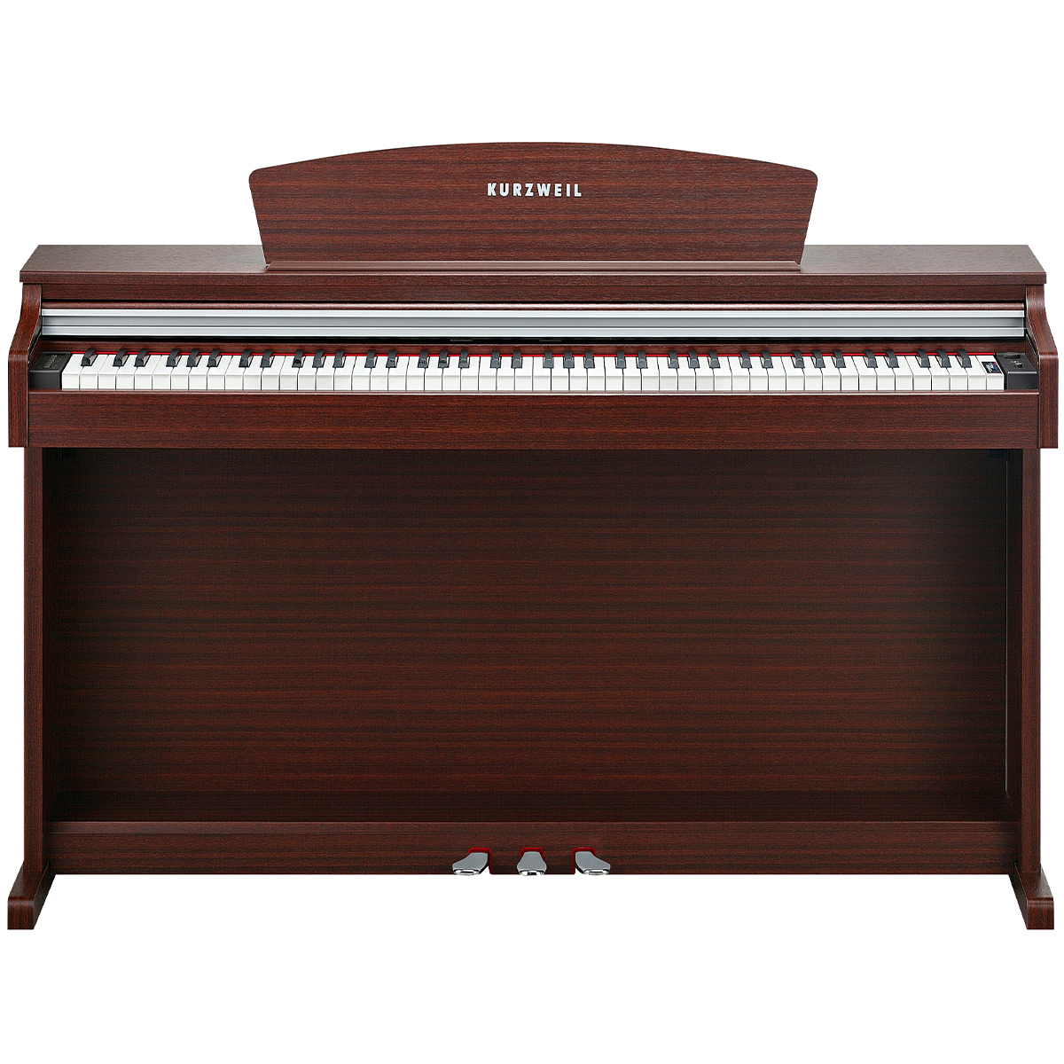 KURZWEIL M110SM: Fully-Weighted, 88 Note, Hammer-Action Digital Piano (Mahogany)